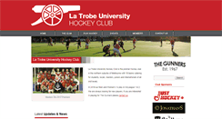 Desktop Screenshot of latrobeunihockey.com